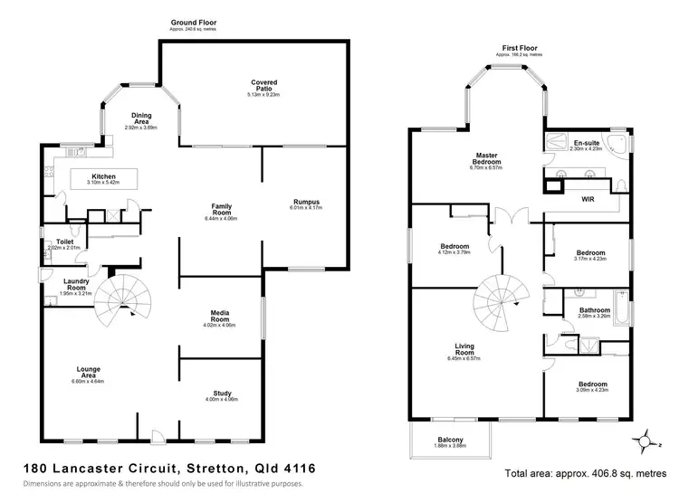 Floorplan of Homely house listing, 180 Lancaster Circuit, Stretton QLD 4116