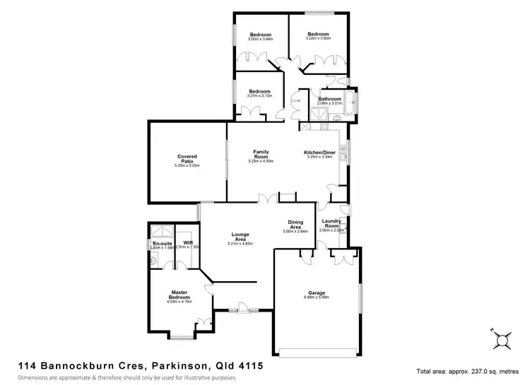 Floorplan of Homely house listing, 114 Bannockburn Crescent QLD 4115, Parkinson QLD 4115