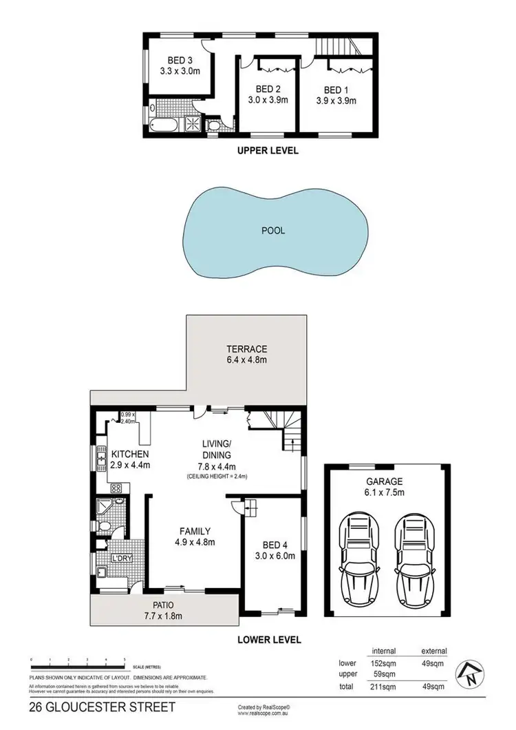 Floorplan of Homely house listing, 26 Gloucester Street, Brighton QLD 4017