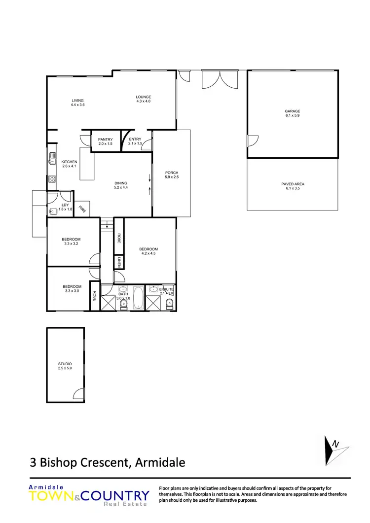 Floorplan of Homely house listing, 3 Bishop Crescent, Armidale NSW 2350