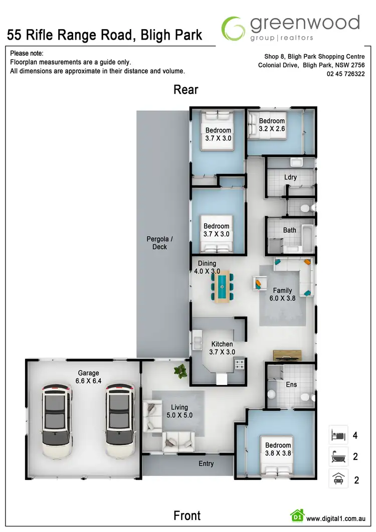 Floorplan of Homely house listing, 55 Rifle Range Road, Bligh Park NSW 2756