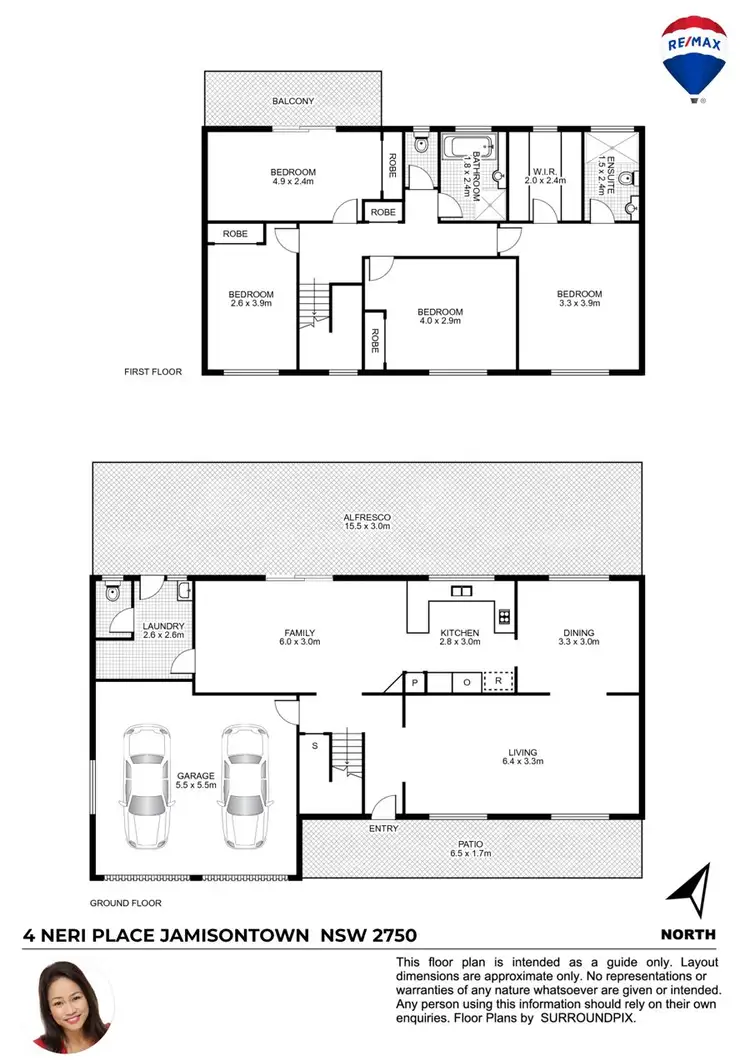 Floorplan of Homely house listing, 4 NERI PLACE, Jamisontown NSW 2750