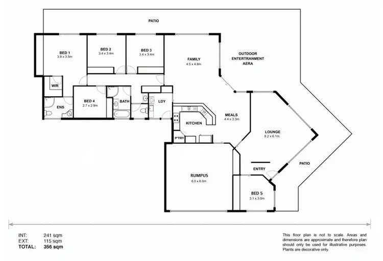 Floorplan of Homely house listing, 10 Debra Street, Withcott QLD 4352