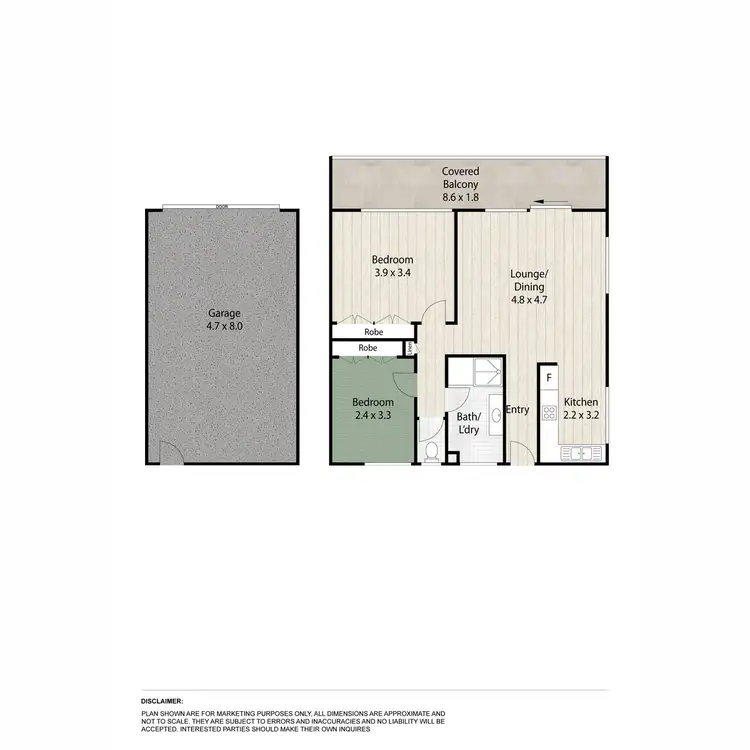 Floorplan of Homely unit listing, 2/40 Miles Street, Clayfield QLD 4011