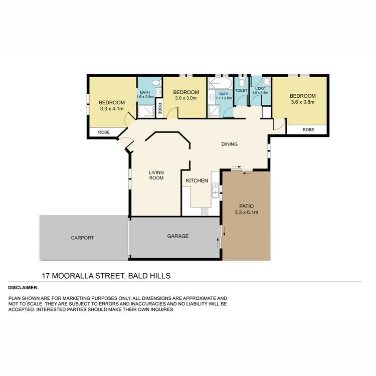Floorplan of Homely house listing, 17 Mooralla Street, Bald Hills QLD 4036