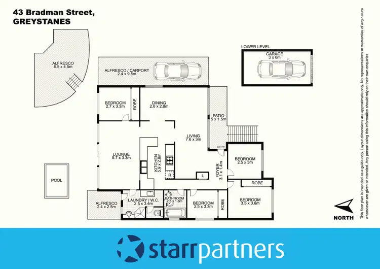 Floorplan of Homely house listing, 43 Bradman Street, Greystanes NSW 2145
