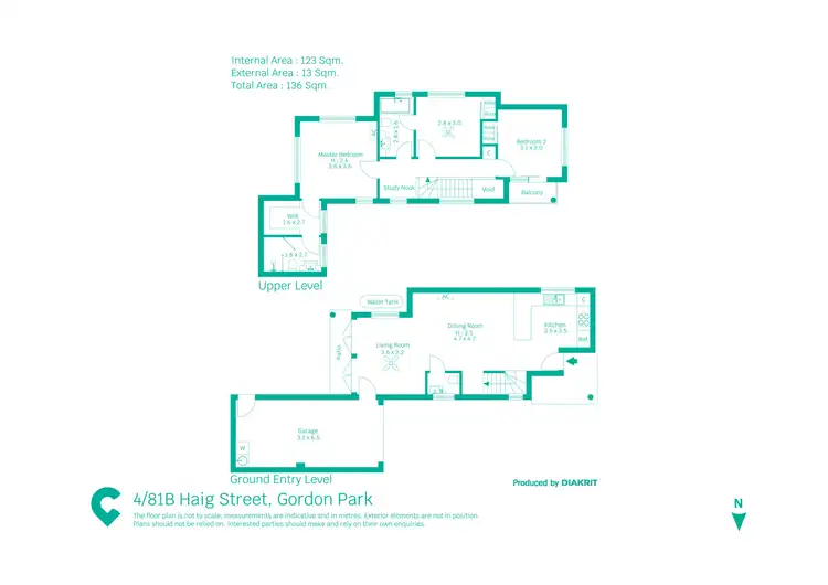 Floorplan of Homely townhouse listing, 4/81B Haig Street, Gordon Park QLD 4031