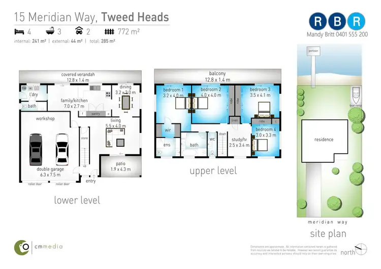 Floorplan of Homely house listing, 15 Meridian Way, Tweed Heads NSW 2485