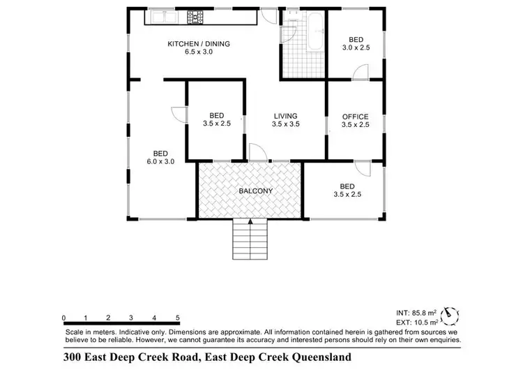 Floorplan of Homely rural property listing, 300 East Deep Creek Road, East Deep Creek QLD 4570
