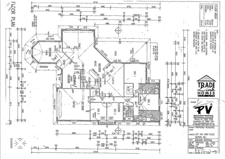 Floorplan of Homely house listing, 3 Fairy Place, Eatons Hill QLD 4037