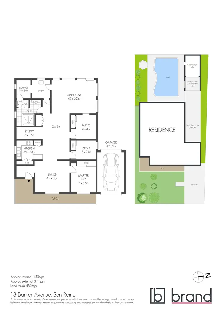 Floorplan of Homely house listing, 18 Barker Avenue, San Remo NSW 2262