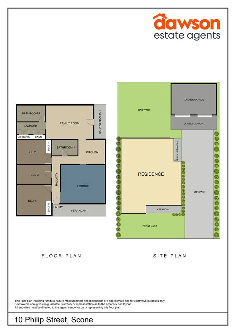 Floorplan of Homely house listing, 10 Philip Street, Scone NSW 2337
