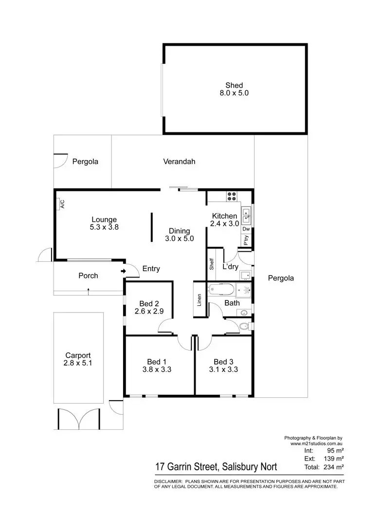 Floorplan of Homely house listing, 17 Garrin Street, Salisbury North SA 5108