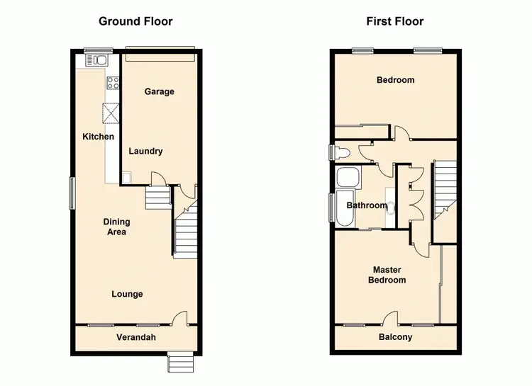 Floorplan of Homely townhouse listing, 4/7 Ella Street, Redcliffe QLD 4020