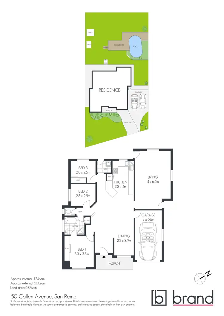 Floorplan of Homely house listing, 50 Callen Avenue, San Remo NSW 2262
