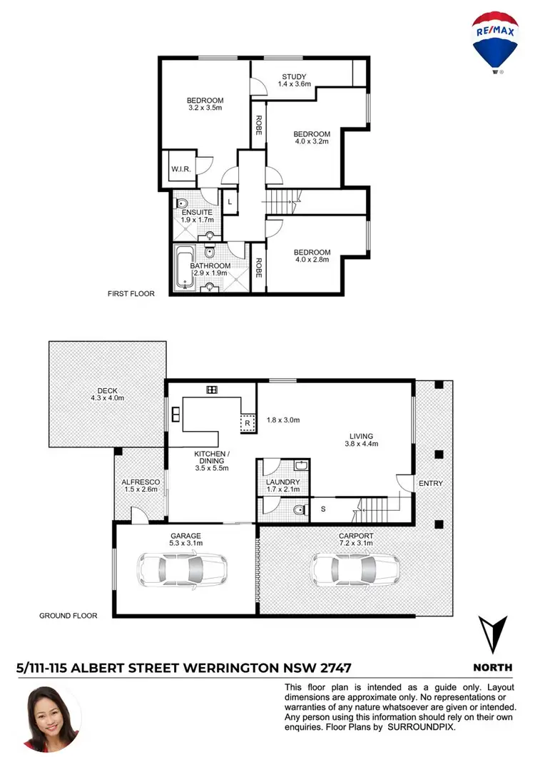 Floorplan of Homely townhouse listing, 5/111-115 ALBERT STREET, Werrington NSW 2747