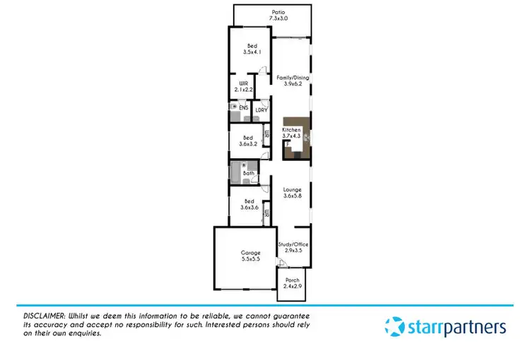 Floorplan of Homely house listing, 57 Budapest Street, Rooty Hill NSW 2766