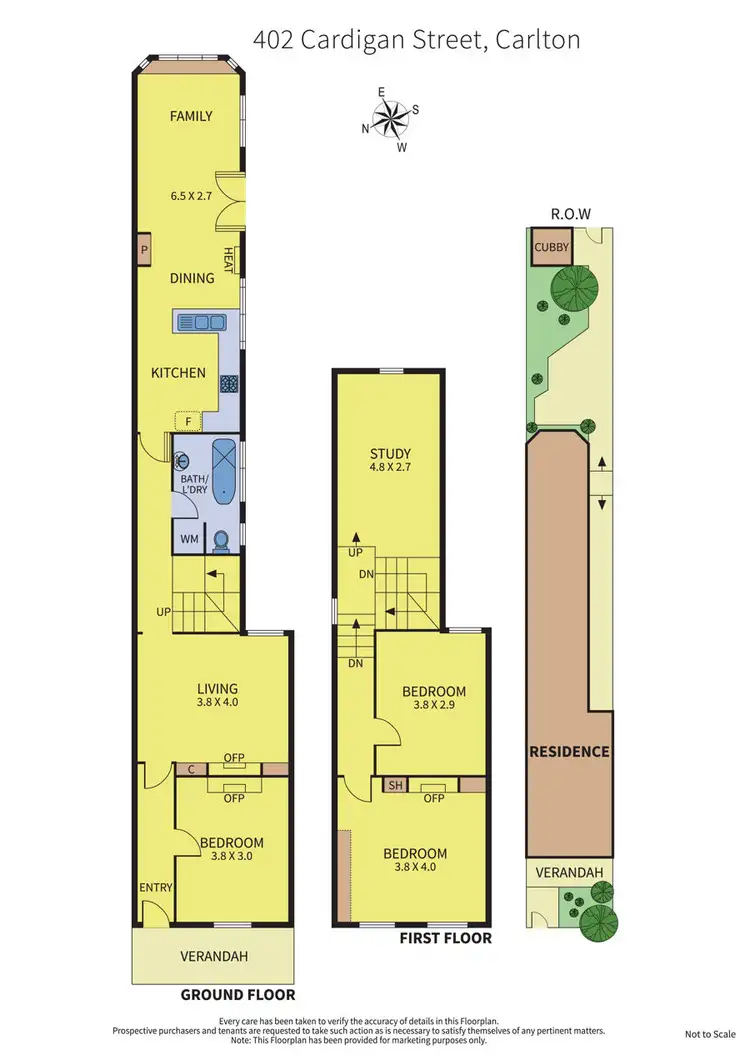 Floorplan of Homely house listing, 402 Cardigan Street, Carlton VIC 3053