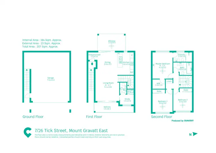 Floorplan of Homely townhouse listing, 7/26 Tick Street, Mount Gravatt East QLD 4122