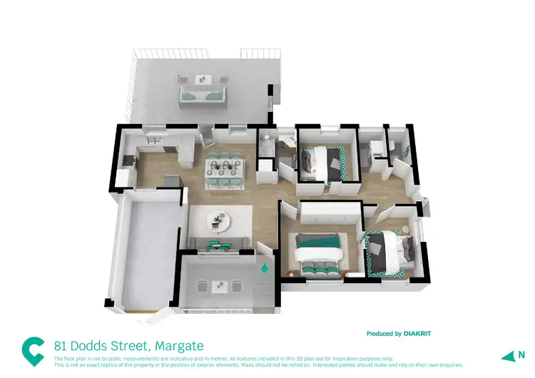 Floorplan of Homely house listing, 81 Dodds Street, Margate QLD 4019