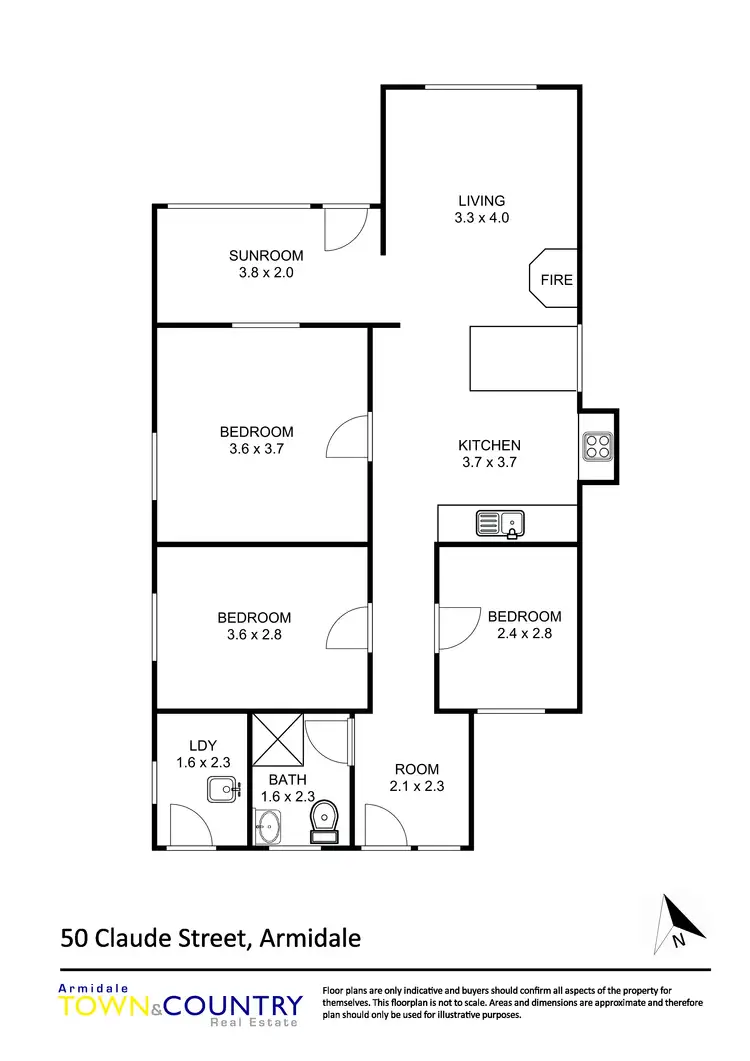 Floorplan of Homely house listing, 50 Claude Street, Armidale NSW 2350
