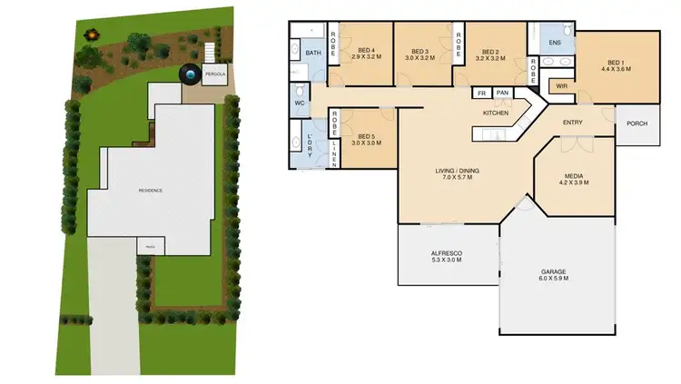 Floorplan of Homely house listing, 14 McShane Drive, Mount Kynoch QLD 4350