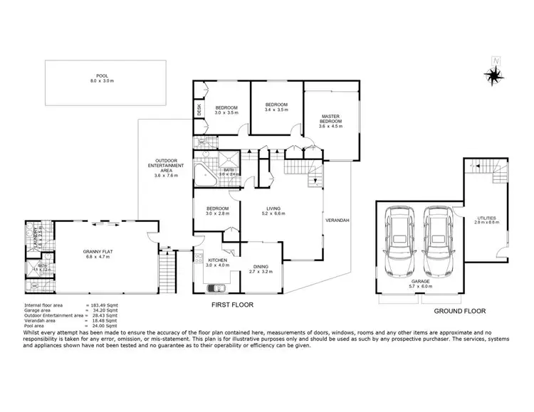 Floorplan of Homely house listing, 19 Mackenzie Street, Mount Lofty QLD 4350