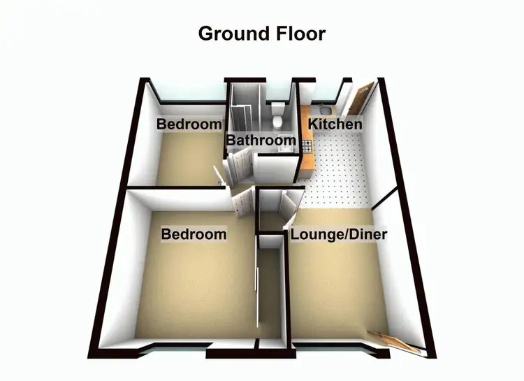 Floorplan of Homely unit listing, 10/25 Sir Fred Schonell Drive, St Lucia QLD 4067