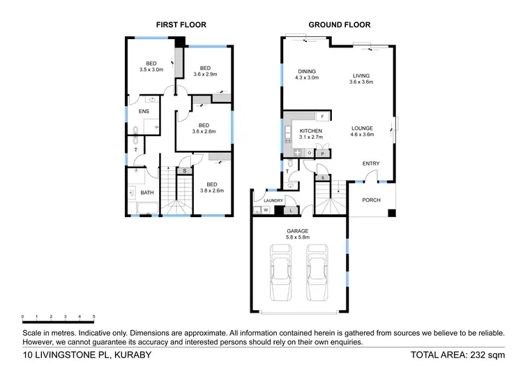 Floorplan of Homely house listing, 10 Livingstone place, Kuraby QLD 4112