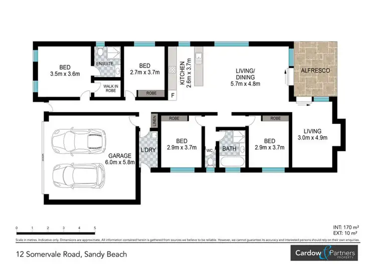 Floorplan of Homely house listing, 12 Somervale Road, Sandy Beach NSW 2456