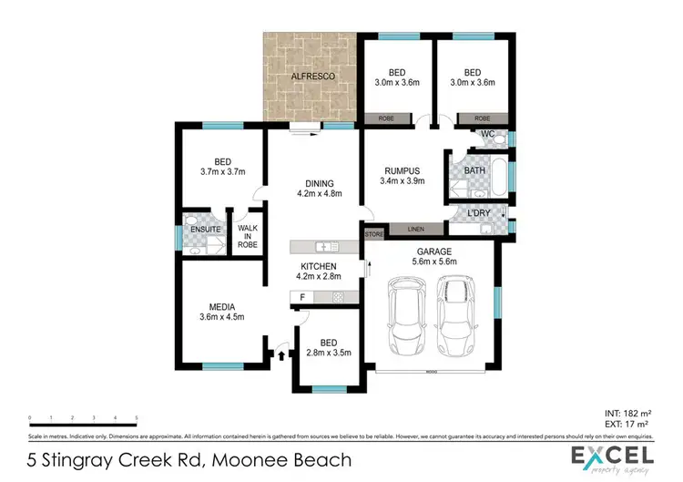 Floorplan of Homely house listing, 5 Stingray Creek Road, Moonee Beach NSW 2450