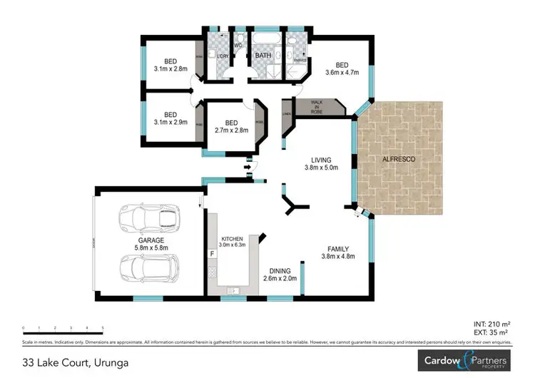 Floorplan of Homely house listing, 33 Lake Court, Urunga NSW 2455