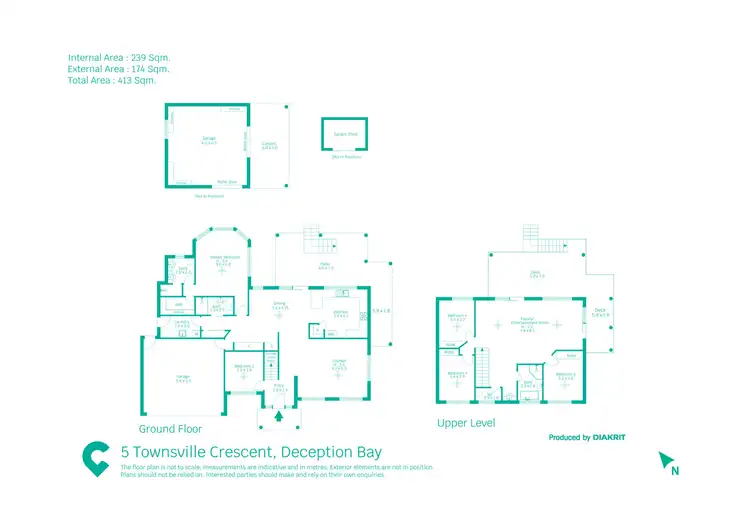 Floorplan of Homely house listing, 5 Townsville Crescent, Deception Bay QLD 4508