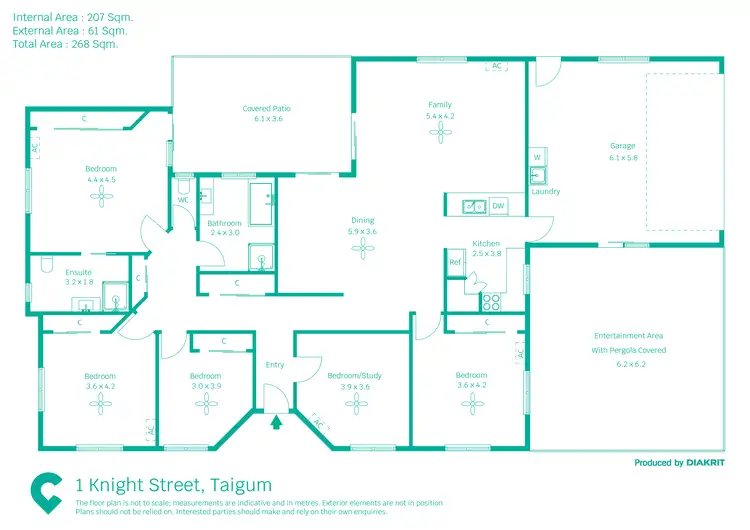Floorplan of Homely house listing, 1 Knight Street, Taigum QLD 4018