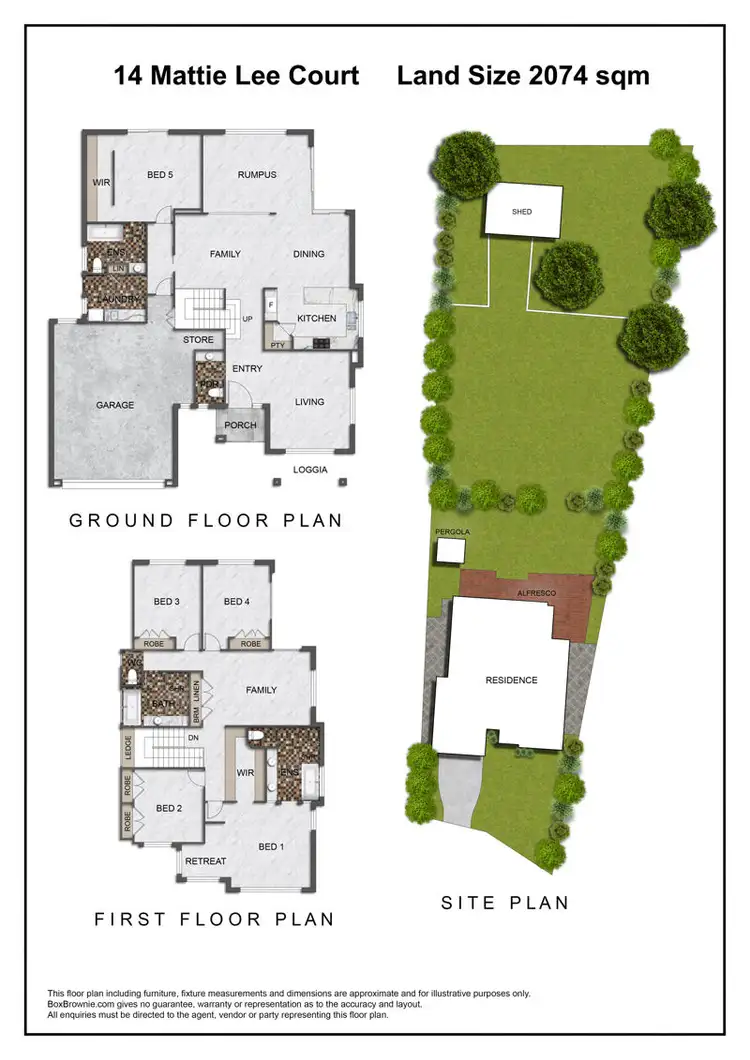 Floorplan of Homely house listing, 14 Mattie Lee Court, Joyner QLD 4500