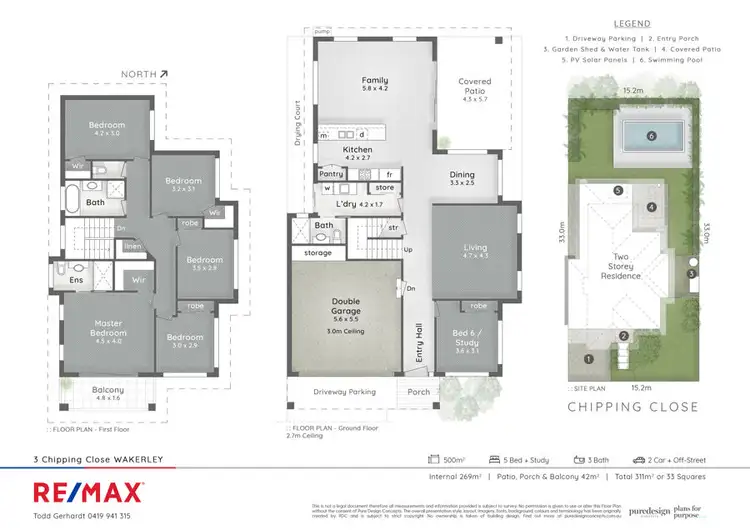 Floorplan of Homely house listing, 3 Chipping Close, Wakerley QLD 4154