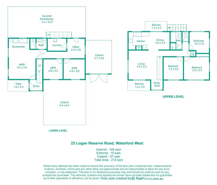 Floorplan of Homely house listing, 23 Logan Reserve Road, Waterford West QLD 4133