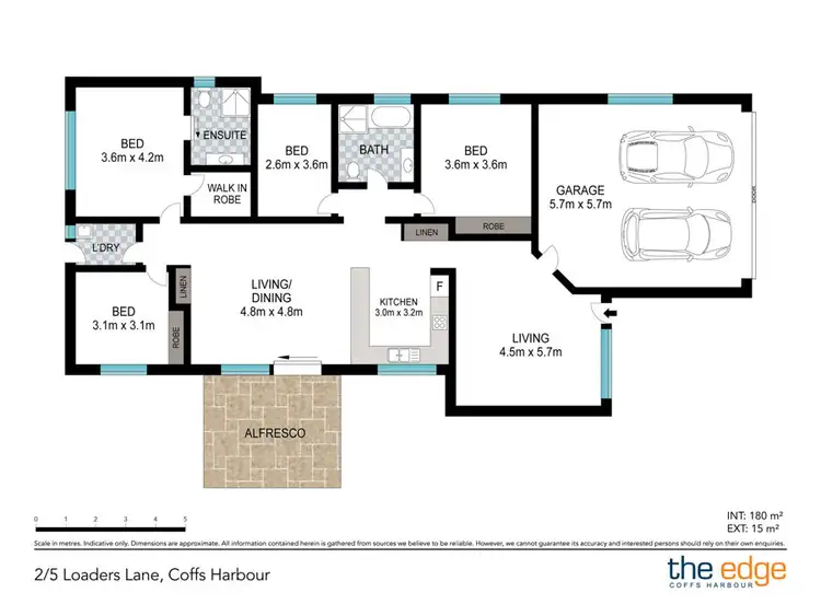 Floorplan of Homely house listing, 2/5 Loaders Lane, Coffs Harbour NSW 2450
