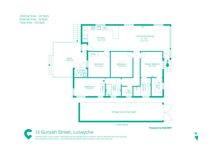 Floorplan of Homely house listing, 15 Gunyah Street, Lutwyche QLD 4030