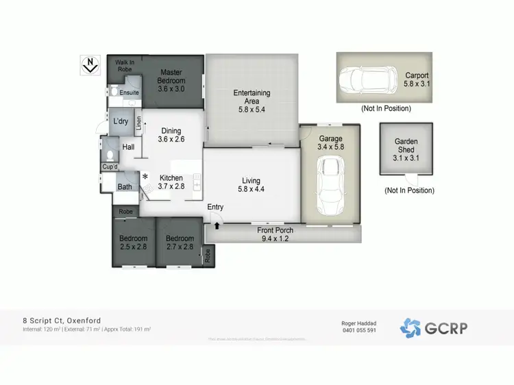 Floorplan of Homely house listing, 8 Script Court, Oxenford QLD 4210