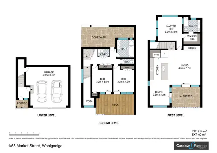 Floorplan of Homely townhouse listing, 1/53 Market Street, Woolgoolga NSW 2456