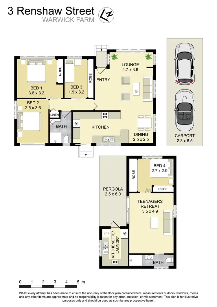 Floorplan of Homely house listing, 3 Renshaw Avenue, Warwick Farm NSW 2170