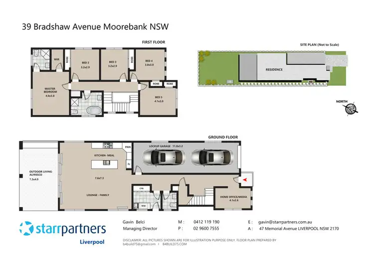 Floorplan of Homely house listing, 39a Bradshaw Avenue, Moorebank NSW 2170