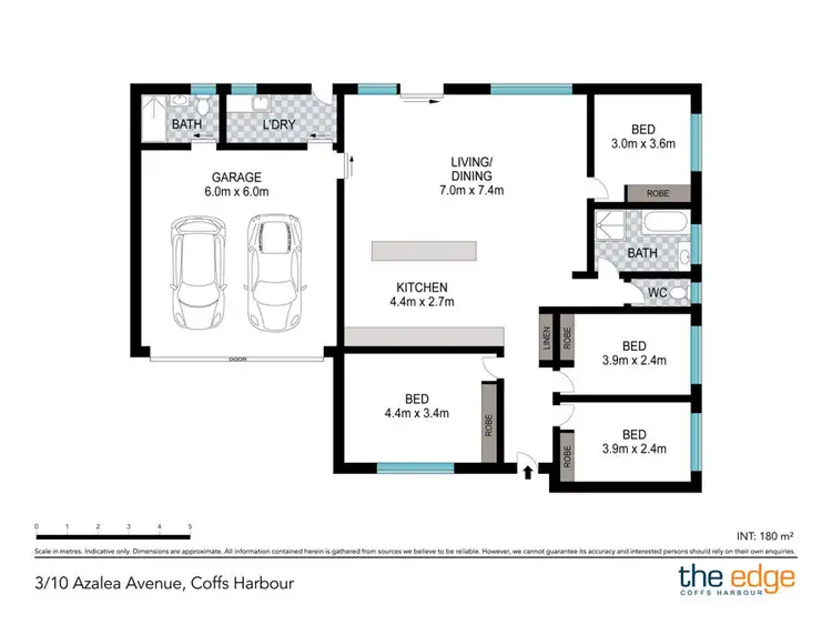 Floorplan of Homely villa listing, 3/10 Azalea Avenue, Coffs Harbour NSW 2450