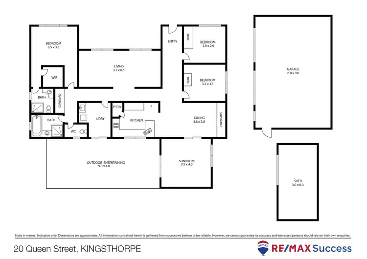 Floorplan of Homely house listing, 20 Queen Street, Kingsthorpe QLD 4400