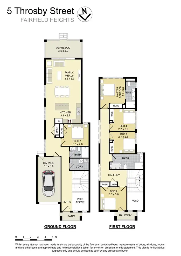 Floorplan of Homely house listing, 5a Throsby Street, Fairfield Heights NSW 2165