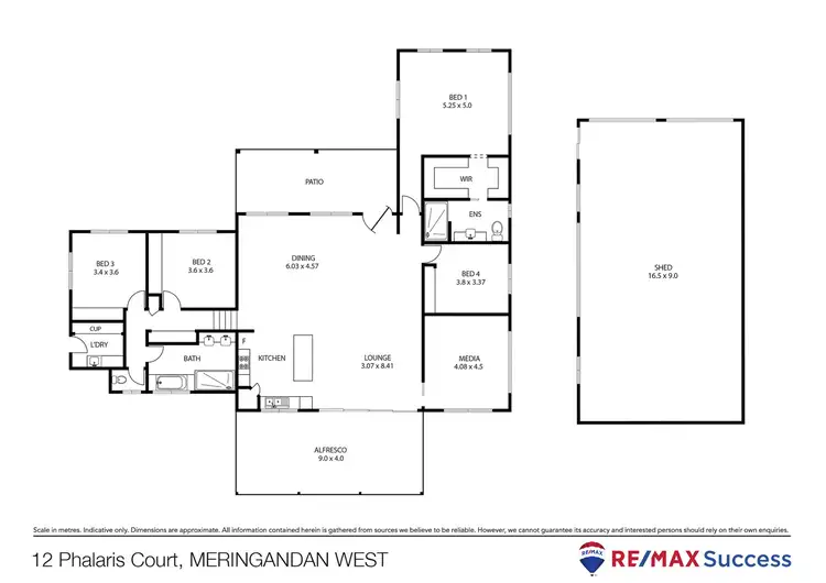 Floorplan of Homely house listing, 12 Phalaris Court, Meringandan West QLD 4352