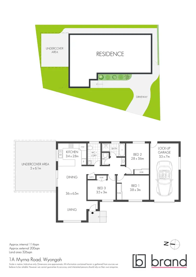 Floorplan of Homely house listing, 1a Myrna Road, Wyongah NSW 2259