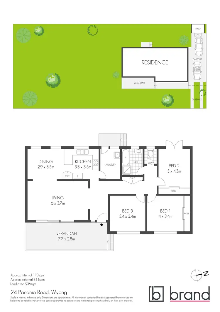 Floorplan of Homely house listing, 24 Panonia Road, Wyong NSW 2259