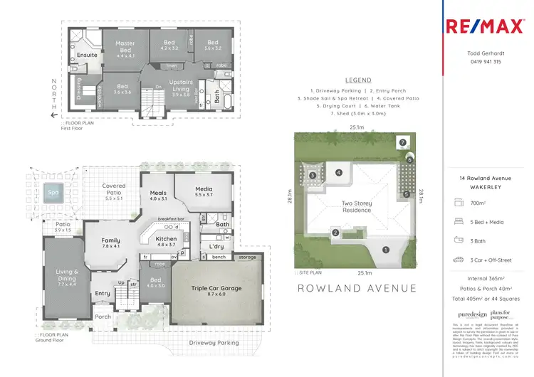 Floorplan of Homely house listing, 14 Rowland Ave, Wakerley QLD 4154